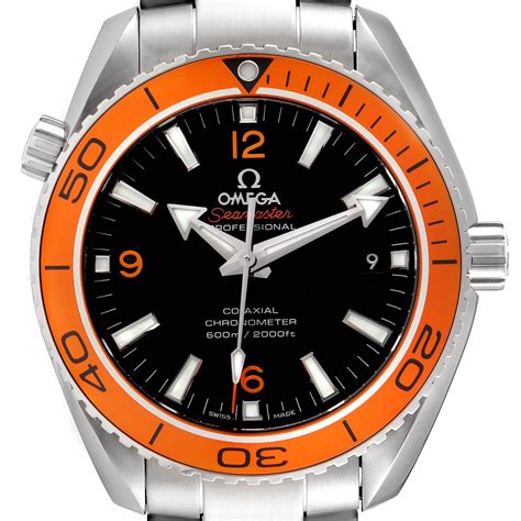 omega seamaster planet ocean women's watch|omega planet ocean orange bezel.